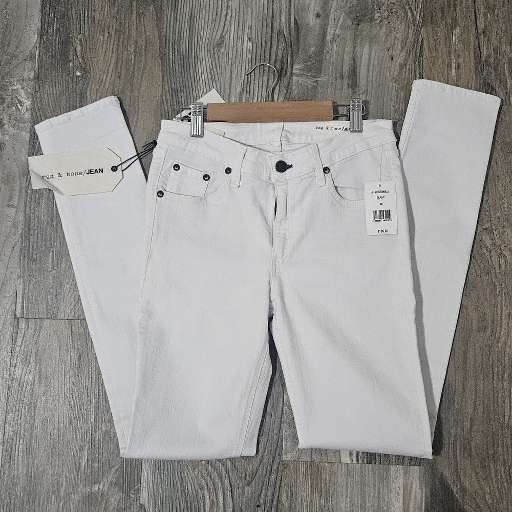 NWT Rag & Bone Blanc Skinny 28